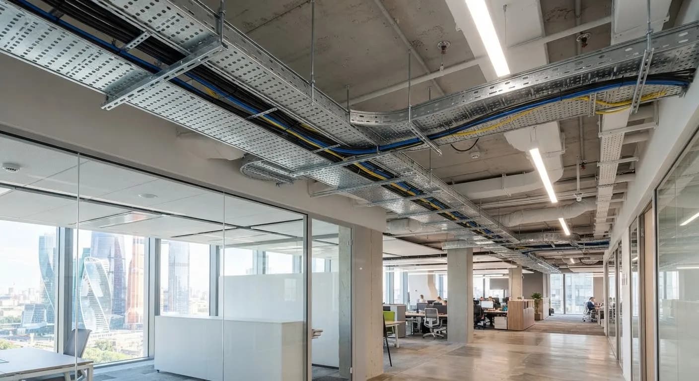 Электрощит 112 портов RJ45, офис, Белорусская
